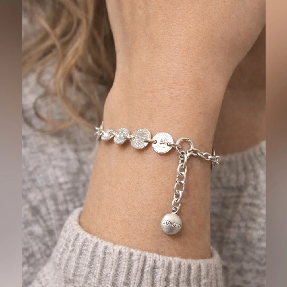 950 Silver Peruvian Artisan Disc Link Bracelet – SUMAQ